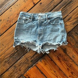 Abercrombie High Rise Mom Shorts